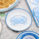Blue Crab Dinner Melamine Plate
