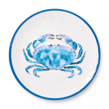 Blue Crab Dinner Melamine Plate
