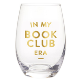 Book Club ERA Stemless Wine Glass