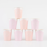 Multi Broderie Anglaise Lace Paper Cups