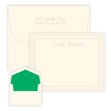 CONSTANCE EMBOSSED CORRESPONDENCE CARD