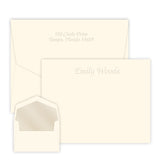 MAYFAIR EMBOSSED CORRESPONDENCE CARD