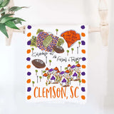 CLEMSON SC TEA TOWEL