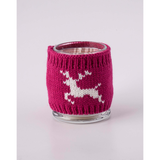 SWEATER SLEEVE MISTLETOE KISS CANDLE