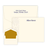 DAMASK CORRESPONDENCE CARD