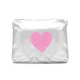 "Heart" Tyvek Pouch - Silver