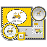 Personalized Dig It Kids Dinnerware Set