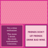 Wine Enthusiast Paper Beverage Napkins