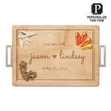 Personalized Maple Wood Cutting + Cheeseboard 20 x 14
