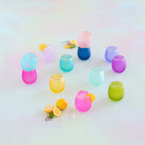 Glitterville Frosted Sipper Glass