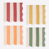 Fall Stripe Small Paper Napkins
