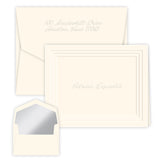 PLATEAU EMBOSSED FOLDED NOTE CARDS