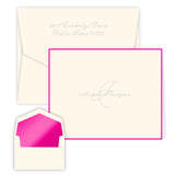 MONTE CARLO EMBOSSED FOLDED NOTE CARDS