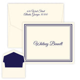 COLONIAL FOLDED NOTE CARDS