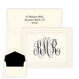 CLASSIC FRAME MONOGRAM NOTES