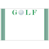 Golf Stripe Slab Notepad