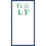 Golf Icons List Notepad