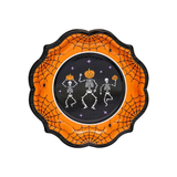 Haunted Halloween Paper Salad Plates