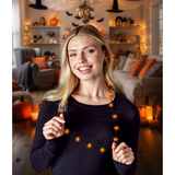 Flashing Pumpkin Necklace