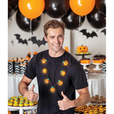 Jumbo Flashing Pumpkin Necklace