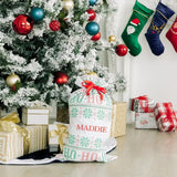 LARGE PERSONALZIED DRAWSTRING SANTA SACK FOR GIFTS - HO HO HO