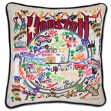 HOUSTON HAND EMBROIDERED PILLOW