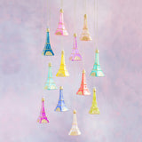 GLITTERVILLE RAINBOW EIFFEL TOWER ORNAMENT