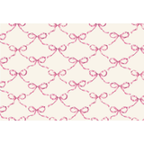 Pink Bow Lattice Placemats