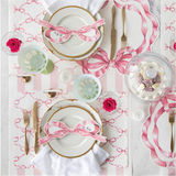 Pink Bow Lattice Placemats