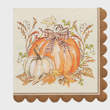 TURKEY & GOURDS PAPER BEVERAGE NAPKINS