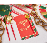 Joyful Christmas Paper Guest Towel Napkins