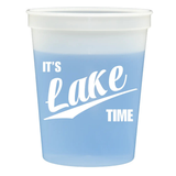 It's Lake Time Blue Stadium Cups