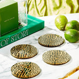 LEOPARD PRINT ACRYLIC COASTER