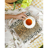 LEOPARD PRINT LARGE ACRYLIC TRAY