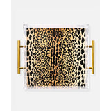 LEOPARD PRINT LARGE ACRYLIC TRAY