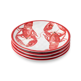 Lobster Melamine Canape Plates Set of 4