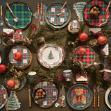 Paper Plaid Mix Guest Towels