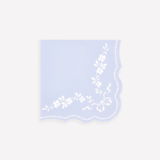 Small Blue Pastel Rococo Paper Napkins