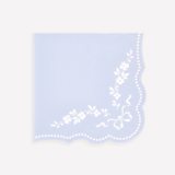 Large Blue Pastel Rococo Paper Napkins