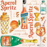 Aperol Spritz Paper Beverage Napkins