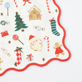 JOLLY CHRISTMAS LARGE PAPER NAPKINS