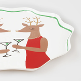 MR. & MRS. REINDEER SIDE PLATES