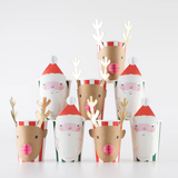 CHRISTMAS HONEYCOMB PAPER CUPS