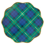 Paper Plaid Mix Dinner Plates