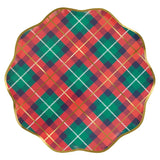 Paper Plaid Mix Dinner Plates