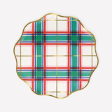 PLAID PAPER SIDE PLATES