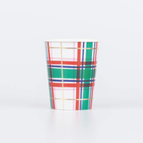PLAID PAPER CUPS