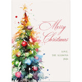 Christmas Canvas Holiday Greeting Card - Set of 10