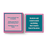 Mirror Paper Beverage Napkins
