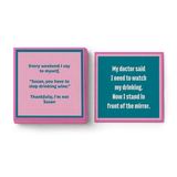 Mirror Paper Cocktail Beverage Napkins